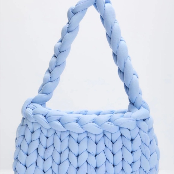 Baby blue shoulder bag - Picture 1 of 6